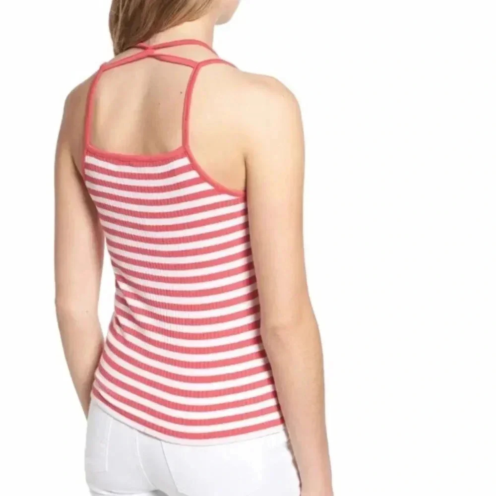 BP Striped Ribbed Strappy Tank - Picture 2 of 9
